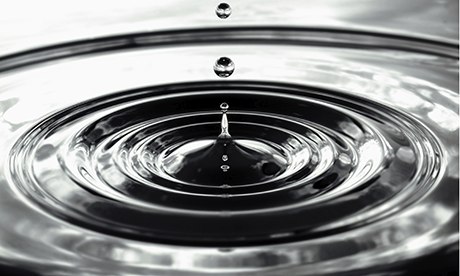 Fluid water drops