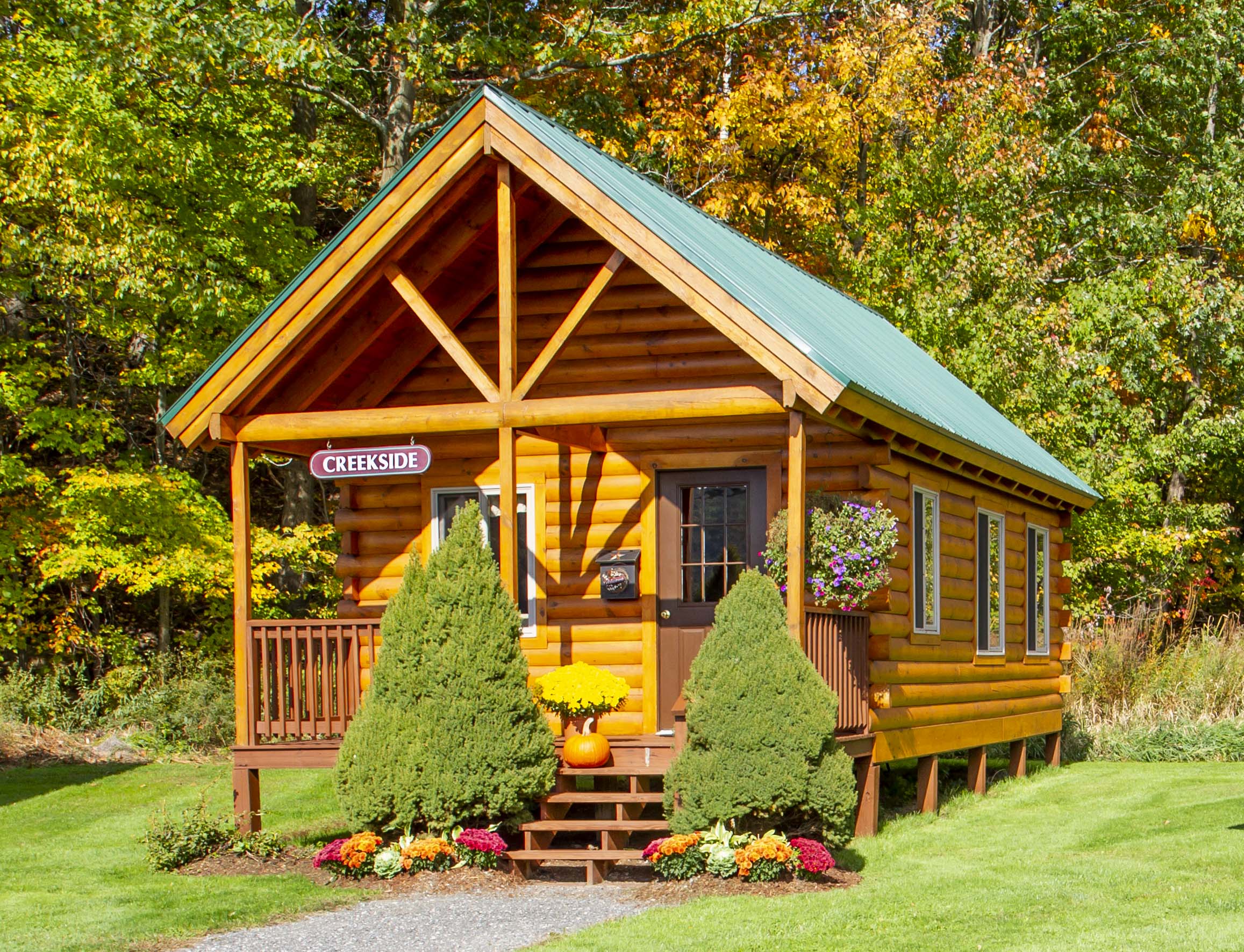 Cabin Creekside Gallery sm1 - Coventry Log Homes