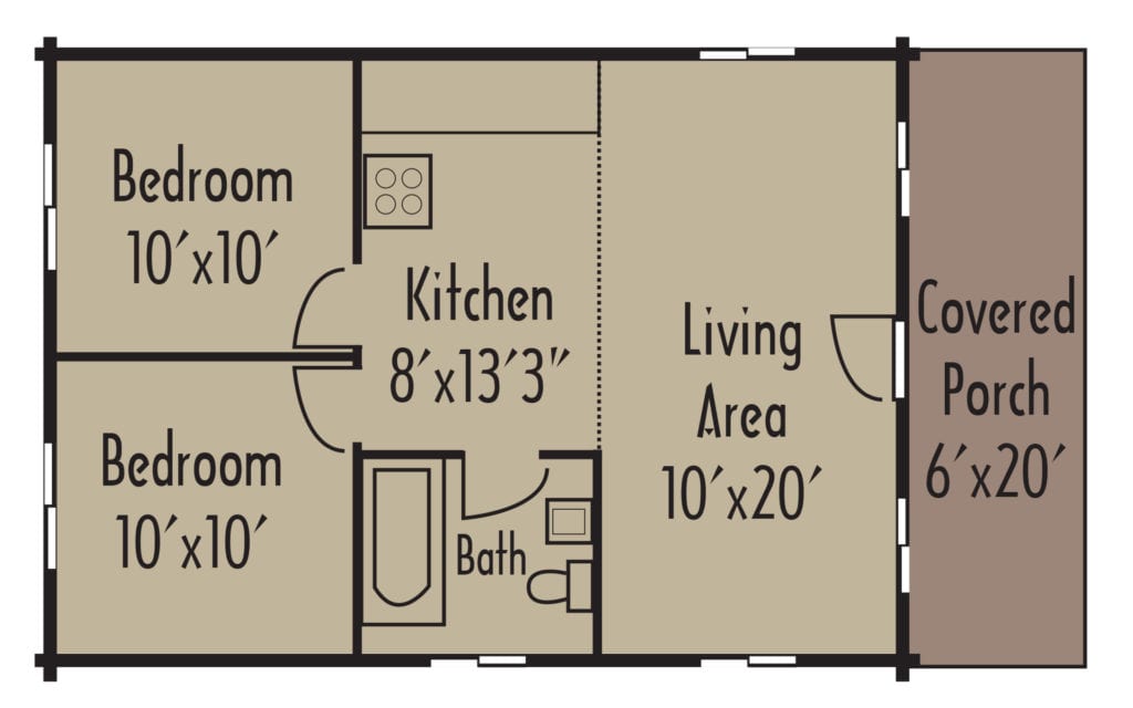 Cabin Lakeview 1stFloor Cabin Lakeview 1stFloor - Coventry Log Homes