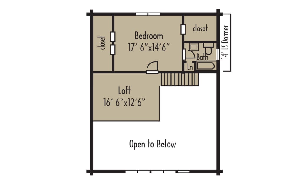Craftsman cheyenne 2ndFloorH Craftsman cheyenne 2ndFloorH - Coventry Log Homes