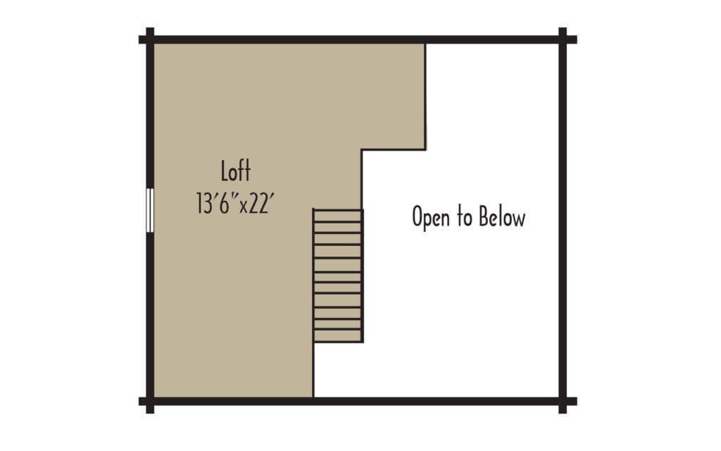 Craftsman Juniper 2ndFloorH Craftsman Juniper 2ndFloorH - Coventry Log Homes