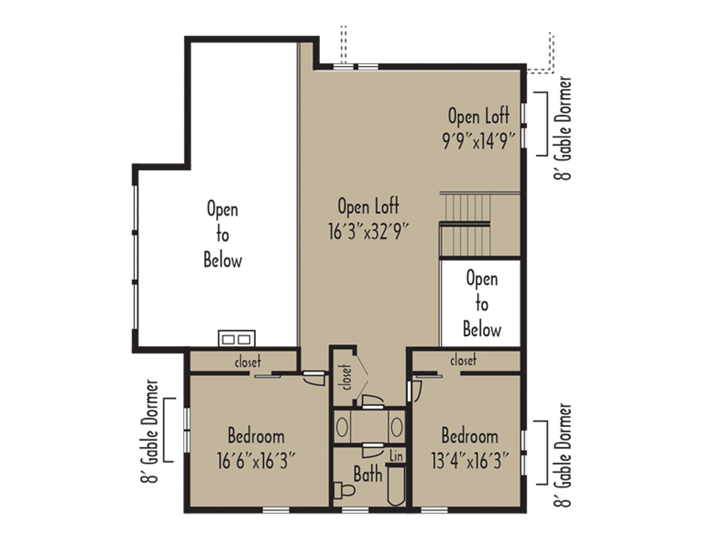 Haven 2ndFloor - Coventry Log Homes
