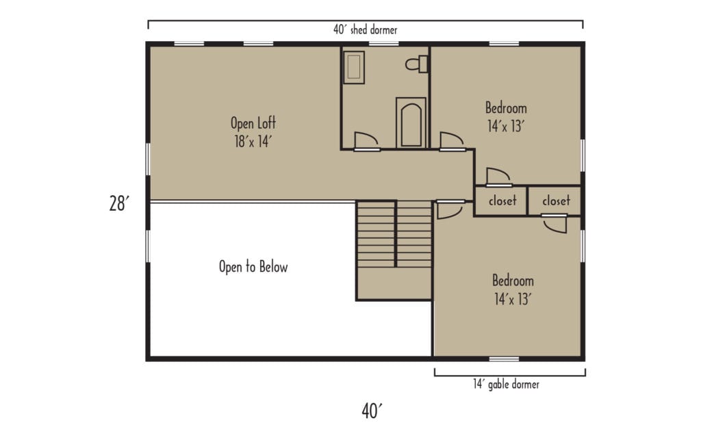 Timber Frame Cedarbrook 2ndFloorH Timber Frame Cedarbrook 2ndFloorH - Coventry Log Homes