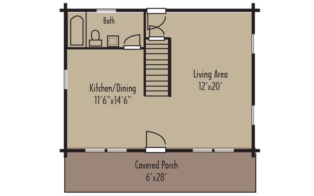 Tradesman Cambridge 1stFloorH Tradesman Cambridge 1stFloorH - Coventry Log Homes