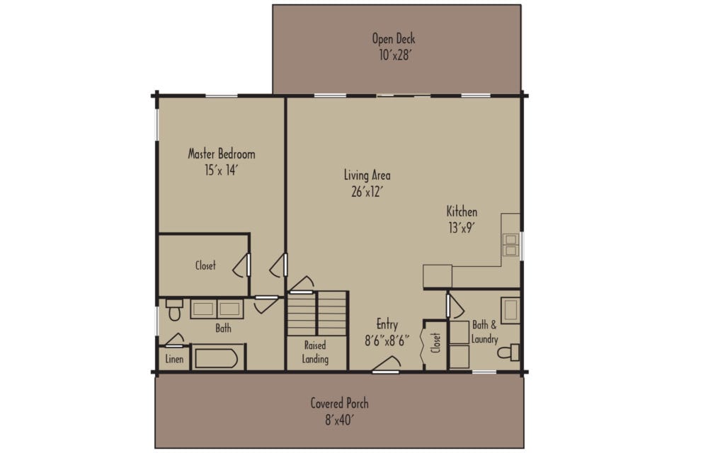 Tradesman Cascade 1stFloorH Tradesman Cascade 1stFloorH - Coventry Log Homes