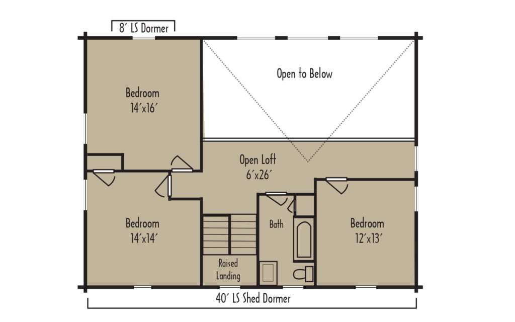 Tradesman Cascade 2ndFloorH Tradesman Cascade 2ndFloorH - Coventry Log Homes