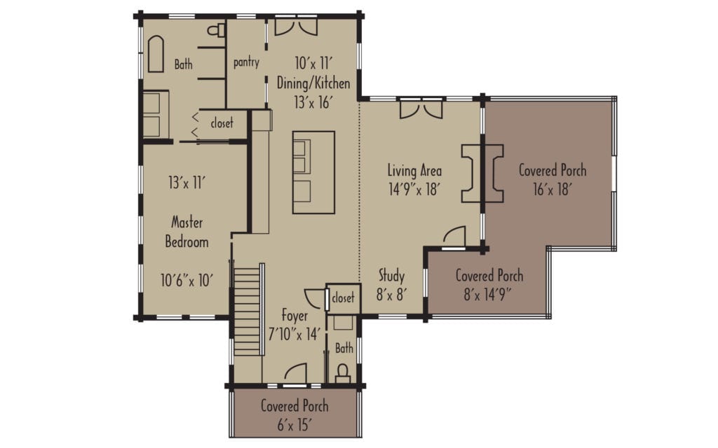 Tradesman Ironwood 1stFloorH Tradesman Ironwood 1stFloorH - Coventry Log Homes