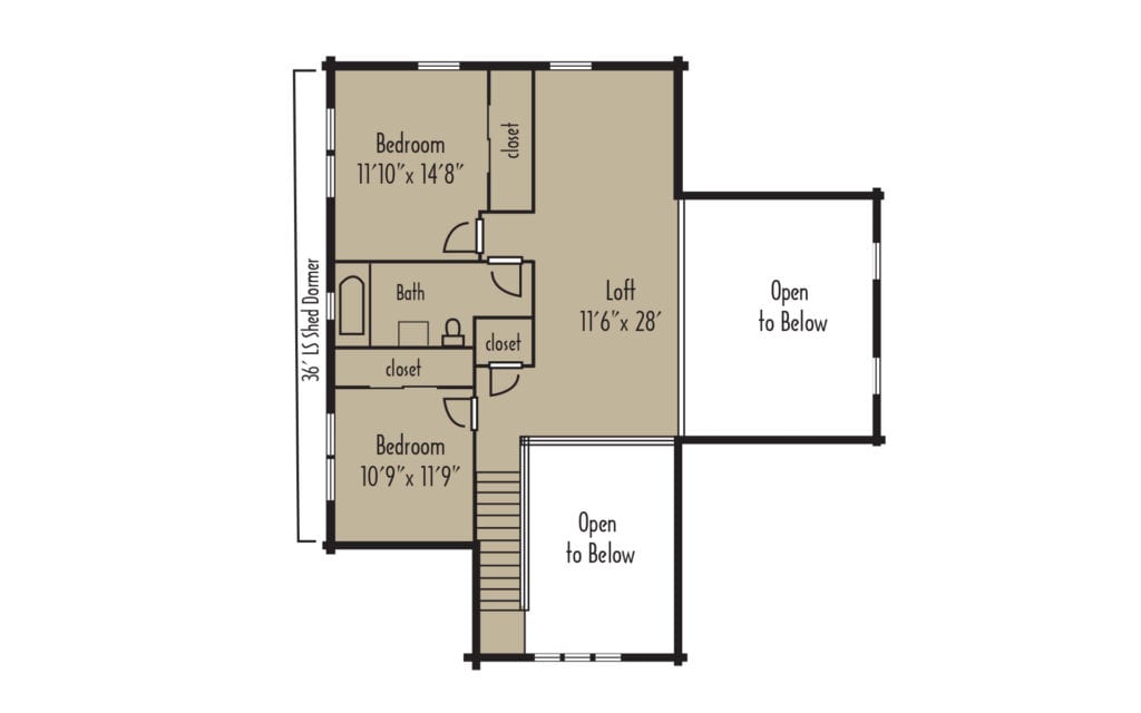 Tradesman Ironwood 2ndFloorH Tradesman Ironwood 2ndFloorH - Coventry Log Homes