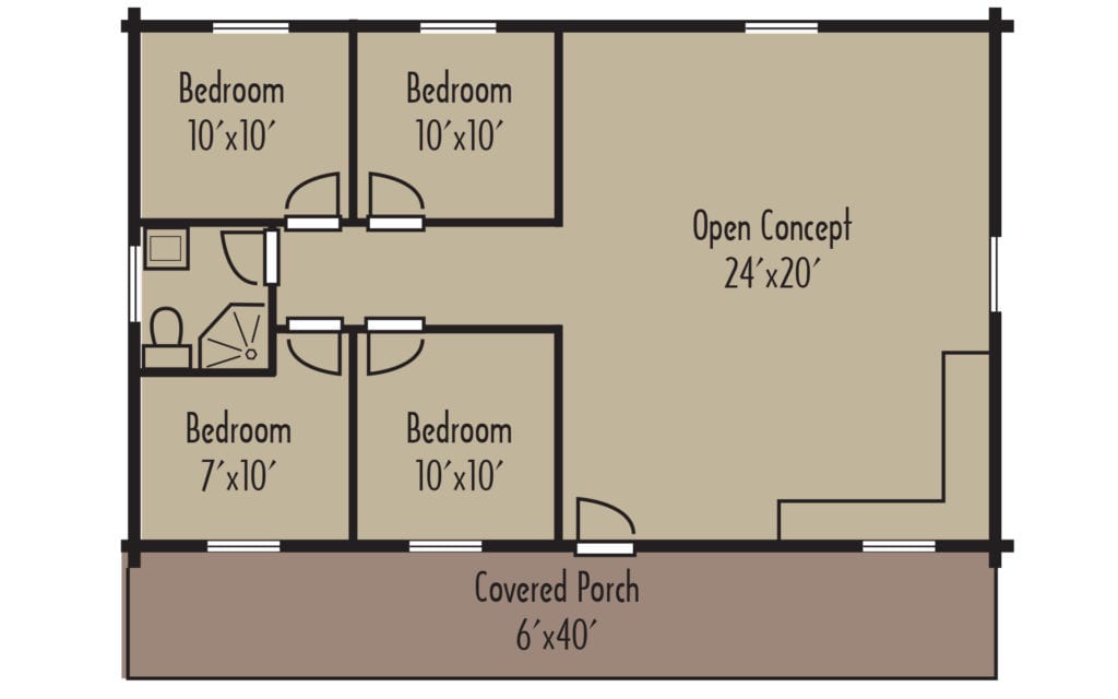 Tradesman Outdoorsman 1stFloorH Tradesman Outdoorsman 1stFloorH - Coventry Log Homes