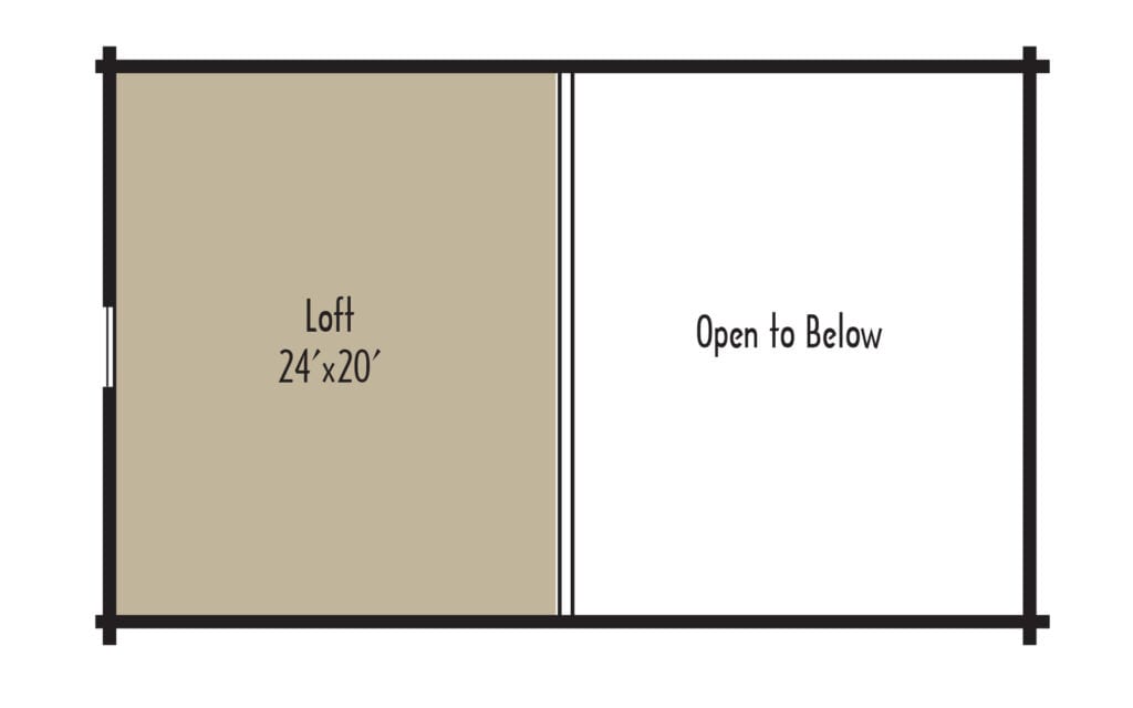 Tradesman Outdoorsman 2ndFloorH Tradesman Outdoorsman 2ndFloorH - Coventry Log Homes