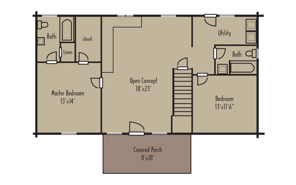 Tradesman Stoney Creek 1stFloorH Tradesman Stoney Creek 1stFloorH - Coventry Log Homes